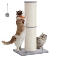 Kattenboom met krabpaal en speelbal, Duifgrijs / XL (13 cm Ø)