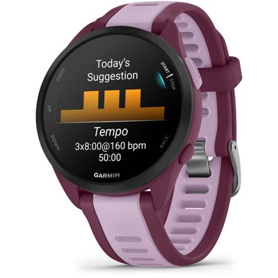 Garmin Forerunner 165 Music, GPS, WiFi Smartwatch Rood