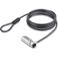 StarTech.com Dun Noble Wedge® Compatibel Laptop Kabelslot, 1,5m Laptop Beveiligingskabel, Anti-Diefs