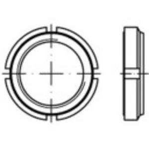 TOOLCRAFT TO-9979512 Kruisgleufmoeren M45 9 mm Staal Galvanisch verzinkt 10 stuk(s)