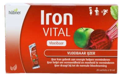 Hubner Iron Vital F Vloeibaar Ijzer Sachet
