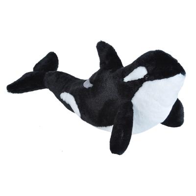 Wild Republic Pluche dieren knuffels Orka - zwart/wit - 30 cm - Knuffels - zeedieren speelgoed Wild Republic Pluche dieren knuffels Orka - zwart/wit - 30 cm - Knuffels - zeedieren speelgoed