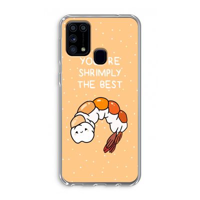 You're Shrimply The Best: Samsung Galaxy M31 Transparant Hoesje