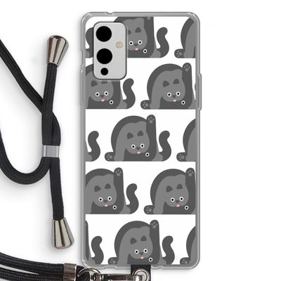 Cats: OnePlus 9 Transparant Hoesje met koord