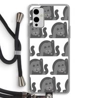 Cats: OnePlus 9 Transparant Hoesje met koord
