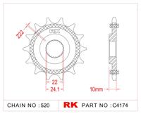 RK Sprocket 520 16z rubberized