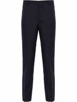 Prada pantalon de costume en laine mélangée - Bleu