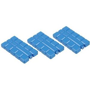 Blauwe Koelelementen 9x stuks 15 x 8 x 2 cm