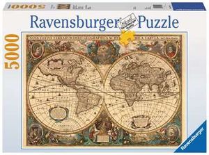 Ravensburger Antieke wereldkaart, 5000st.