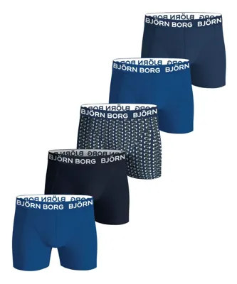 5-Pack jongens boxershorts - Core shorts - Zwarte katoenen jongens onderbroeken