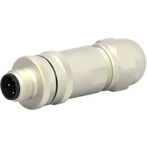 TE Connectivity T4111411041-000 Sensor/actuator connector, niet geassembleerd M12 Aantal polen: 4 Stekker, recht 1 stuk(s)