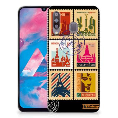Samsung Galaxy M30 | Silliconen Back Cover | Postzegels