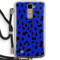 Blue Leopard: LG K10 (2016) Transparant Hoesje met koord