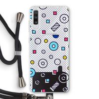 8-bit N°9: Samsung Galaxy A70 Transparant Hoesje met koord