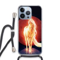 Last Unicorn: iPhone 13 Pro Transparant Hoesje met koord