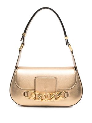 Valentino Garavani sac porté épaule en cuir à effet métallisé