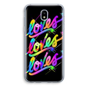 Loves: Samsung Galaxy J5 (2017) Transparant Hoesje