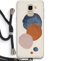 Geo #4: Samsung Galaxy J6 (2018) Transparant Hoesje met koord