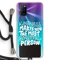 The prettiest: Oppo A52 Transparant Hoesje met koord