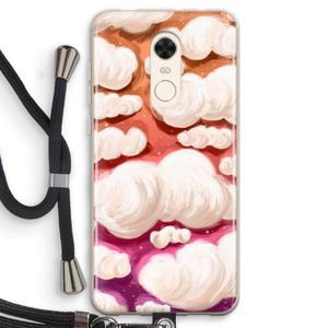 Katoen Wolken: Xiaomi Redmi 5 Transparant Hoesje met koord