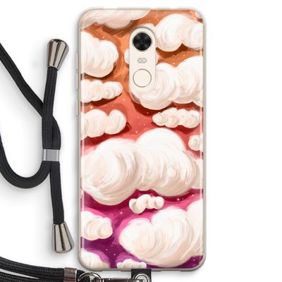 Katoen Wolken: Xiaomi Redmi 5 Transparant Hoesje met koord
