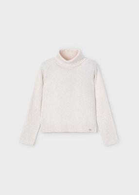 Mayoral winter sweater meisjes - zand - coltrui - gebreid