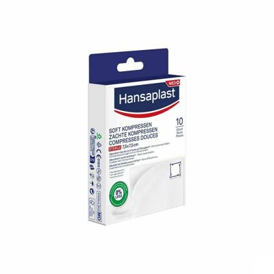 Hansaplast Soft Compress 7,5cmx7,5cm 10