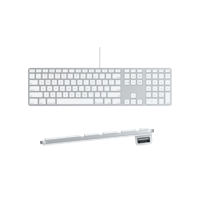 LMP KB-1243 toetsenbord USB Nederlands Zilver - thumbnail