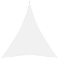 vidaXL Zonnescherm driehoekig 3x4x4 m oxford stof wit