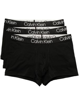 Calvin Klein lots de 3 boxers à bande logo - Noir
