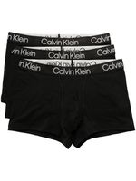 Calvin Klein lots de 3 boxers à bande logo - Noir