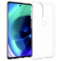Motorola Moto G51 5G TPU | Silliconen Back Cover | Transparant