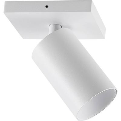 Deko Light 348245 Can Tilt eckig, 1x 7,5 W GU10, Weiß Plafondopbouwarmatuur GU10 7.5 W Wit
