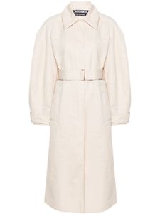 Jacquemus manteau ceinturé Le Trench Bari - Tons neutres