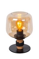 Lucide ILONA - Tafellamp - Ø 18 cm - 1xE27 - Amber