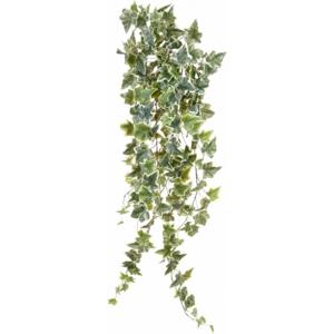 Emerald kunstplant/hangplant - Klimop/hedera - groen/wit - 100 cm lang