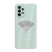 Home Is Where The Wifi Is: Samsung Galaxy A52s 5G Transparant Hoesje