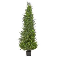 Beliani - CEDAR TREE - Kunstplant - Groen - 153 cm - Synthetisch