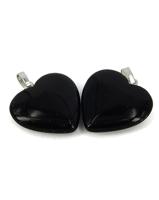 Ruben Robijn Hanger hart 20 mm onyx Ruben Robijn Hanger hart 20 mm onyx