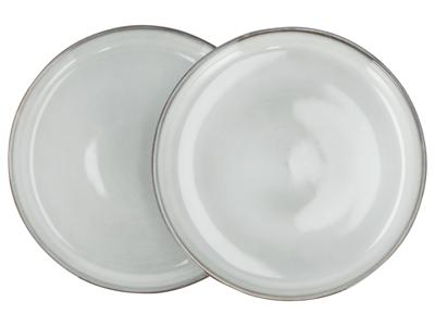 SILVERCREST Set van 2 borden, kommen of bekers (Bordenset, Beige)