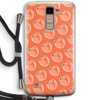 Just peachy: LG K10 (2016) Transparant Hoesje met koord