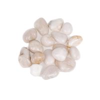 Beige decoratie/hobby stenen/kiezelstenen - 350 gram - 1 a 2 cm