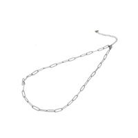 Go Dutch Label Ovale Schakel Ketting Zilver