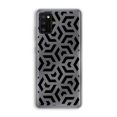 Crazy pattern: Samsung Galaxy A41 Transparant Hoesje