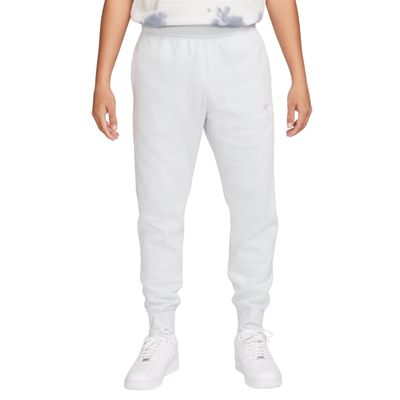 Nike Sportswear Club Fleece Joggingbroek Lichtgrijs Wit
