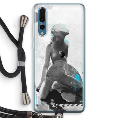 I will not feel a thing: Huawei P20 Pro Transparant Hoesje met koord