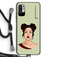 Pop-Art Creator: Xiaomi Redmi Note 10 5G Transparant Hoesje met koord Pop-Art Creator: Xiaomi Redmi Note 10 5G Transparant Hoesje met koord