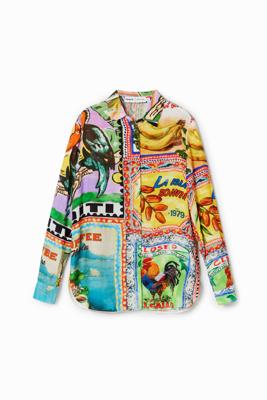 Shirt arty ansichtkaarten Stella Jean - MATERIAL FINISHES - M Shirt arty ansichtkaarten Stella Jean - MATERIAL FINISHES - M