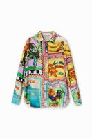 Shirt arty ansichtkaarten Stella Jean - MATERIAL FINISHES - M