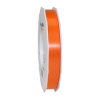 1x Luxe oranje kunststof lint rollen 1,5 cm x 91 meter cadeaulint verpakkingsmateriaal   -